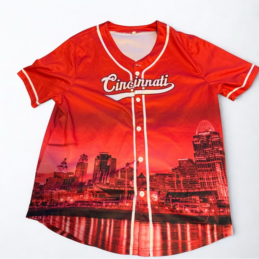 Cincinnati Men's Red Skyline Jersey